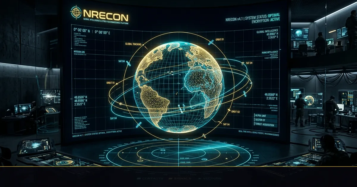 NRECON intelligence globe
